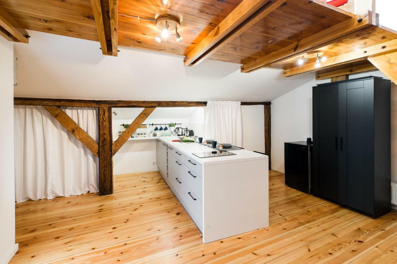 Cozy Studio Mansard Riga Old Town Aptartment, Ac Exterior photo